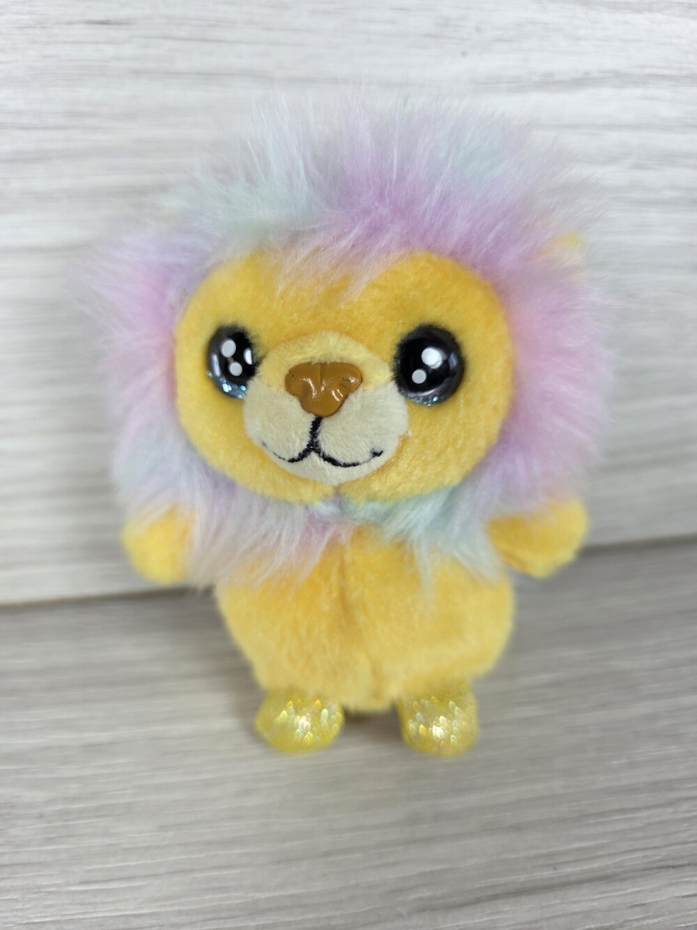 Russ Lil' Peepers Plush Lion Pastel Colors 6" SU35